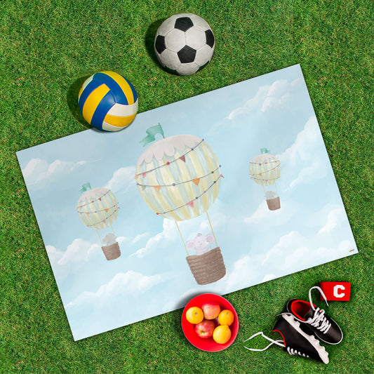 Spielplane Heißluftballon