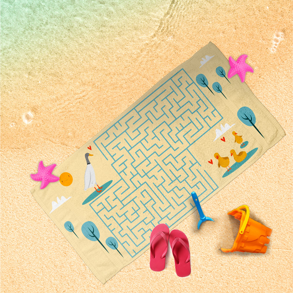 Handtuch Labyrinth Enten