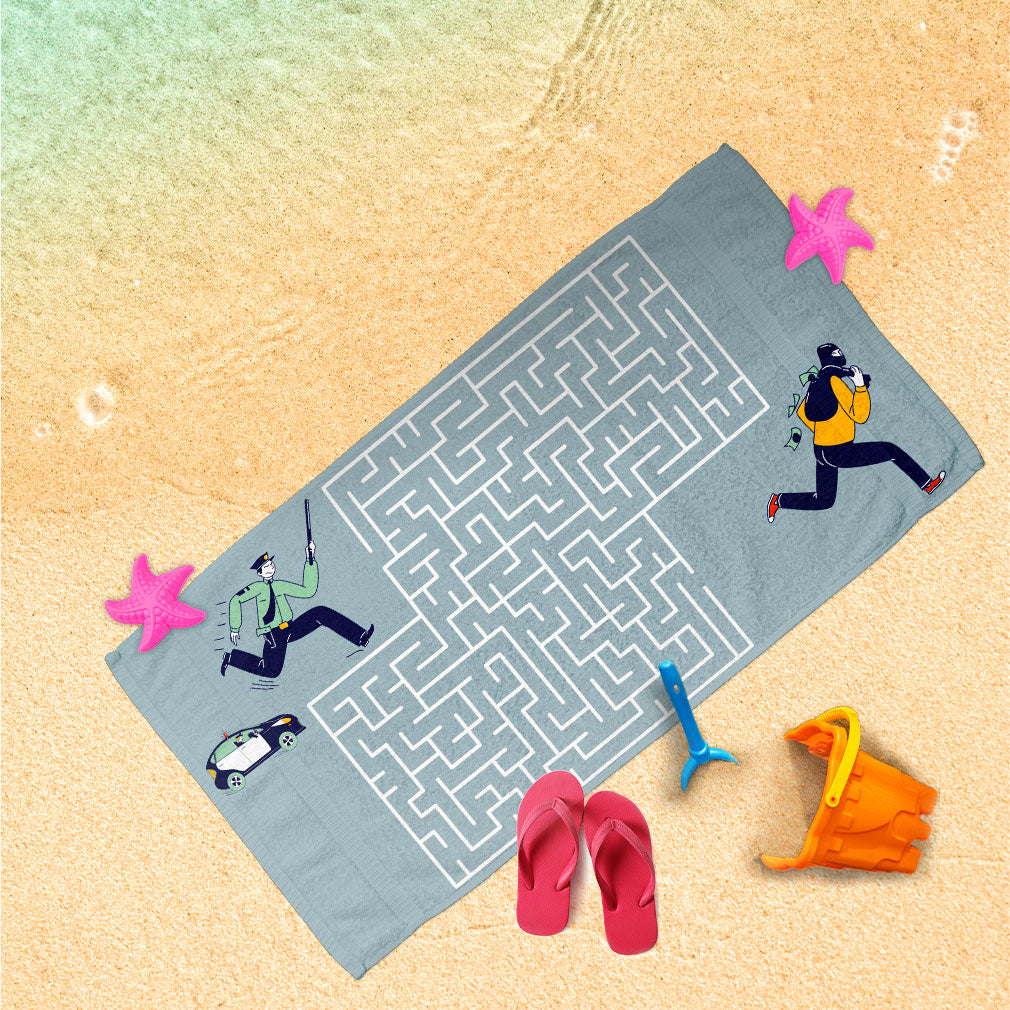 Handtuch Labyrinth Polizist