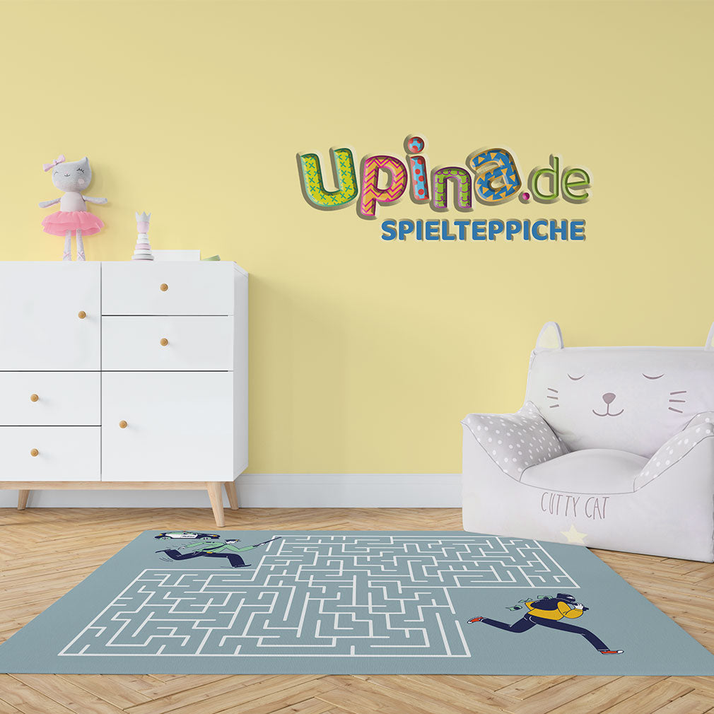 Teppich Labyrinth Polizist