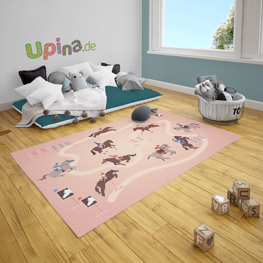 Teppich Pferderennen