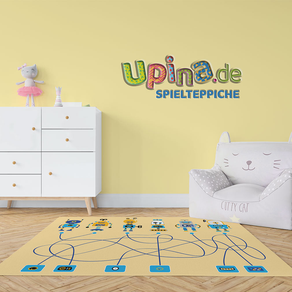 Teppich Roboter-Spiel