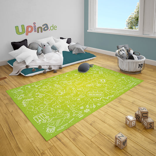 Teppich Spielzeug grün