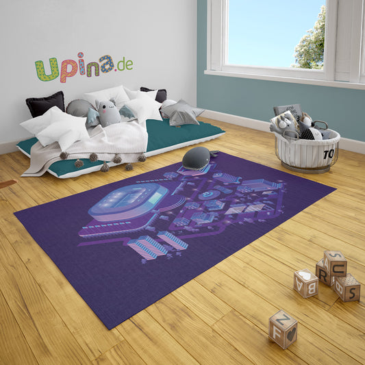 Teppich Stadion ultraviolett