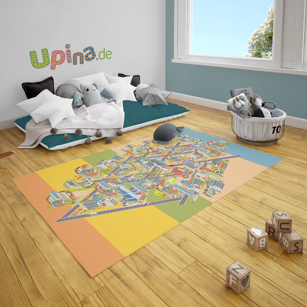 Teppich Stadt isometrisch