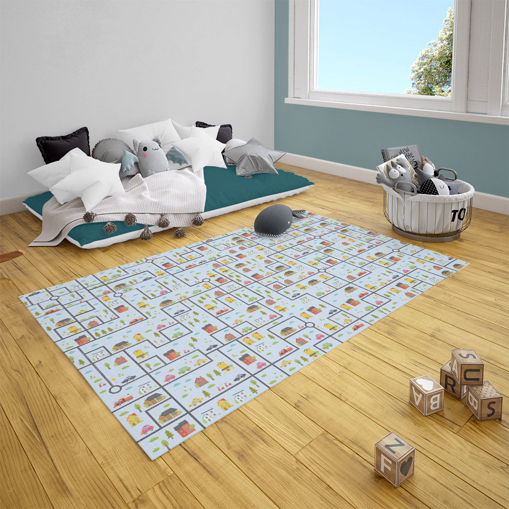 Teppich Straßen fein