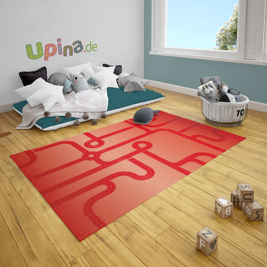 Teppich Straßen rot