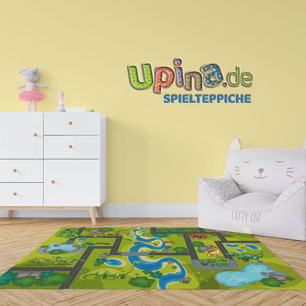 Teppich Urwald-Dinos