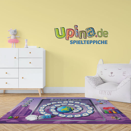 Teppich Weltall-Spiel Zahlen