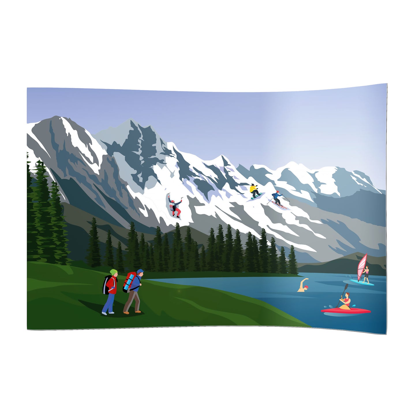 PVC-Spielboden Alpen-aktiv