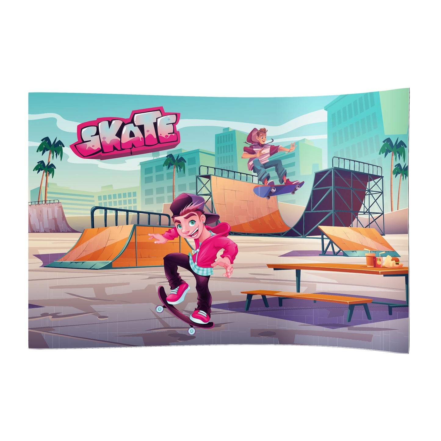 PVC-Spielboden Skatepark