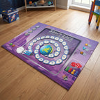 Upina Spielteppich Weltall-Spiel Zahlen im Kinderzimmer – Frontperspektive