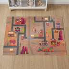 Upina Spielteppich Cowboy Wilder Westen im Kinderzimmer – Frontperspektive
