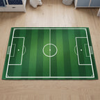 Upina Spielteppich Fußballfeld im Kinderzimmer – Frontperspektive
