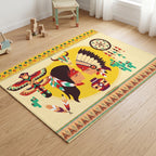 Upina Spielteppich Indianer im Kinderzimmer – schräge Perspektive