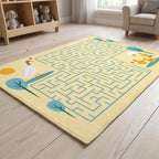 Upina Spielteppich Labyrinth Enten im Kinderzimmer – Frontperspektive