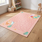 Upina Spielteppich Labyrinth Prinzessin im Kinderzimmer – schräge Perspektive