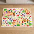Upina Spielteppich Obst-Gemüse im Kinderzimmer – Frontperspektive
