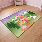 Upina Spielteppich Prinzessinnenschloss im Kinderzimmer – Frontperspektive