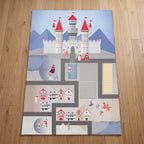 Upina Spielteppich Ritter-Burg im Kinderzimmer – schräge Perspektive