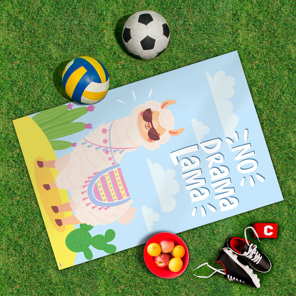 Spielplane Alpaka – wetterfest und abwischbar für drinnen und draußen – Ansicht 2