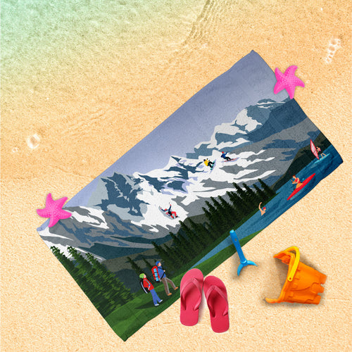 Kinderhandtuch Alpen-aktiv – weich, saugstark und Öko-Tex-zertifiziert – Ansicht 2