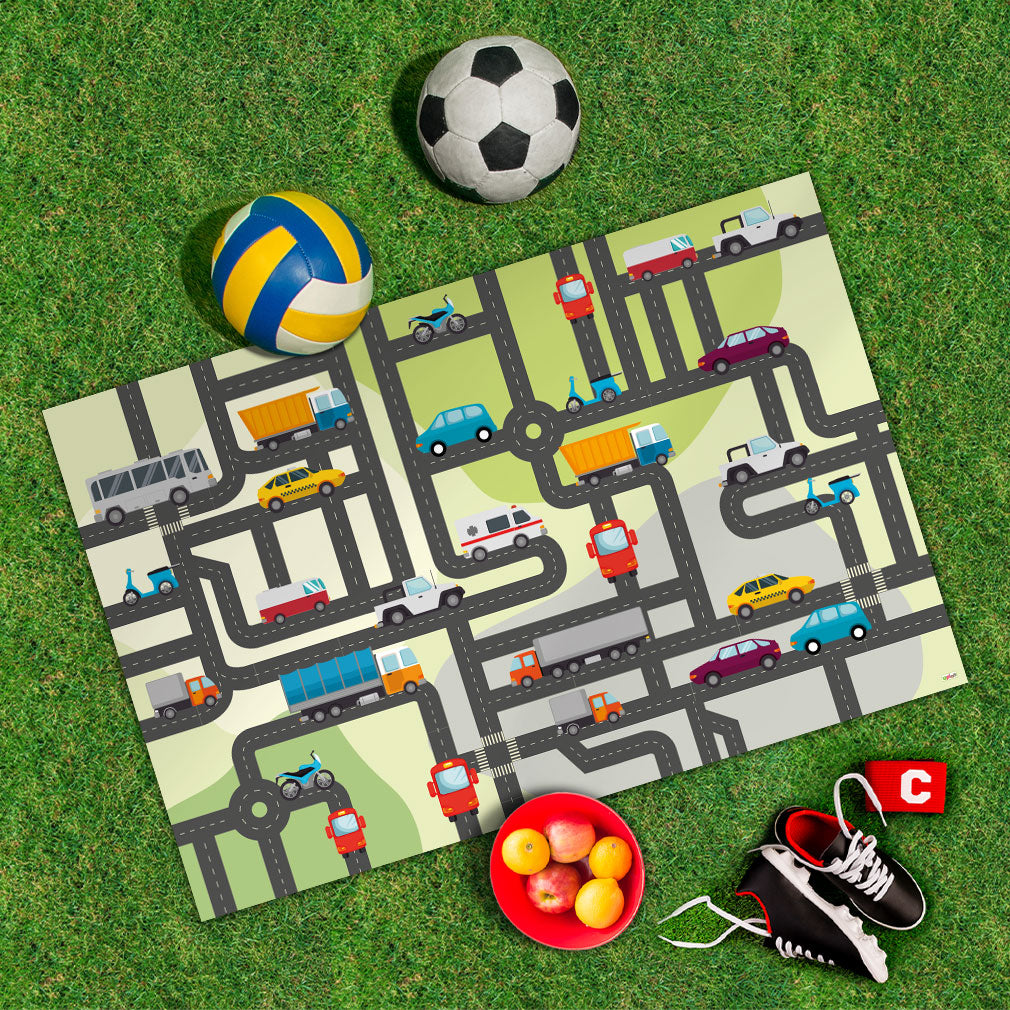 Spielplane Auto Straßen