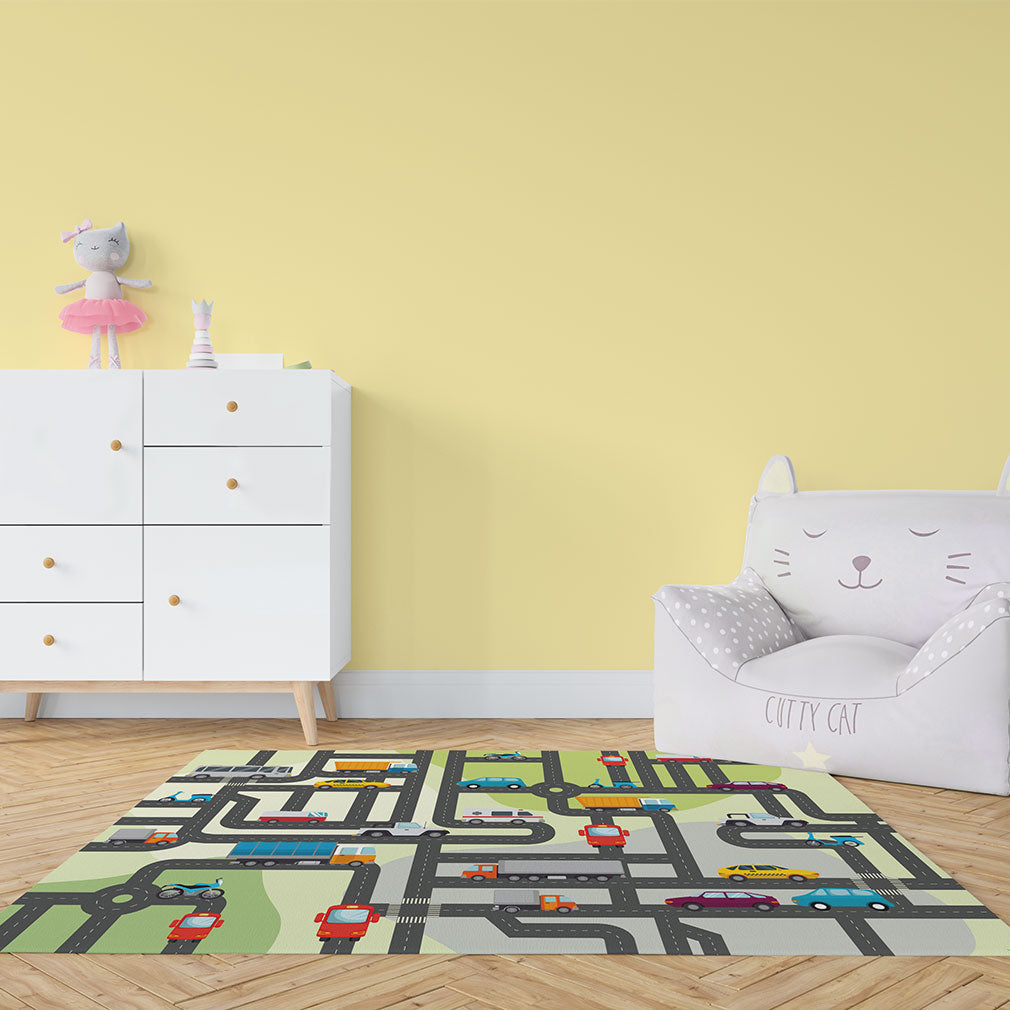 Teppich Auto Straßen