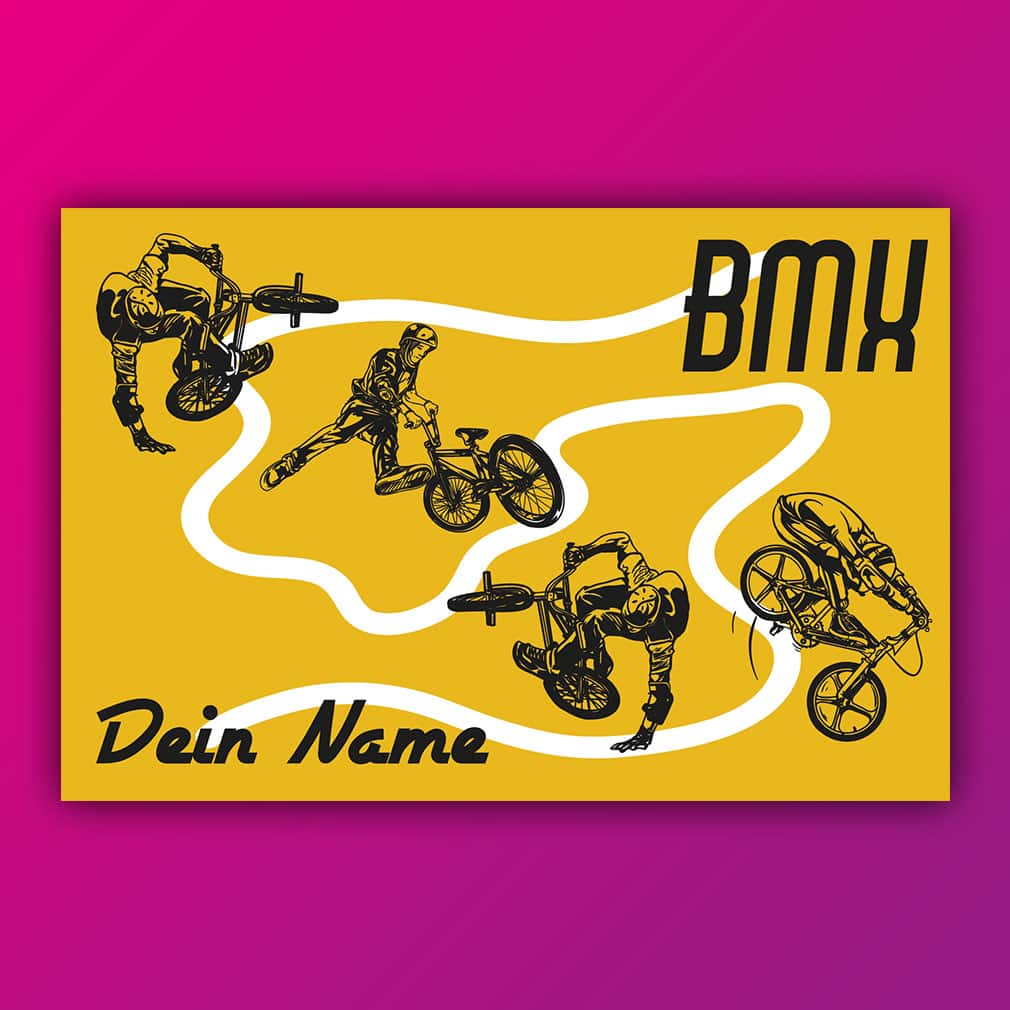 BMX personalisiert – individuell für Kinder gestaltet