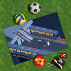 Spielplane Bahnhof – wetterfest und abwischbar für drinnen und draußen – Ansicht 2