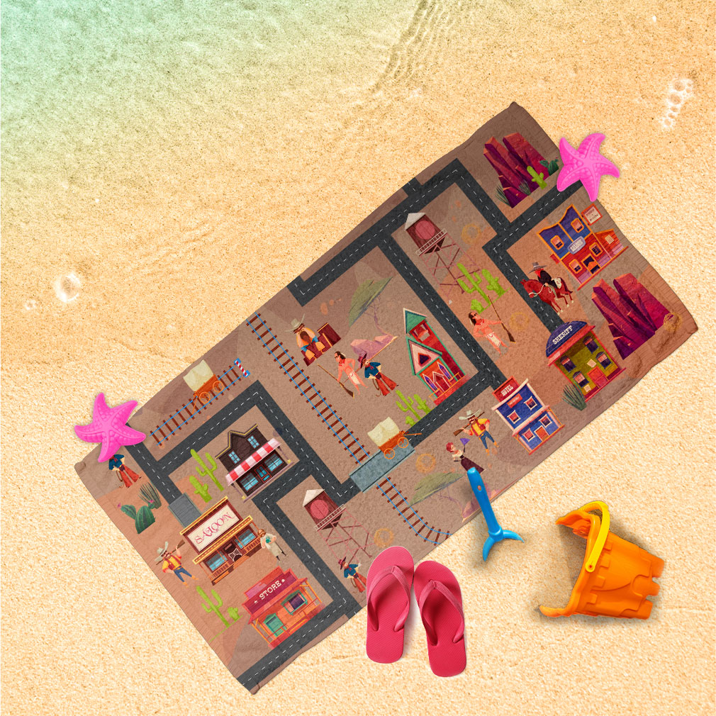 Handtuch Cowboy-WilderWesten