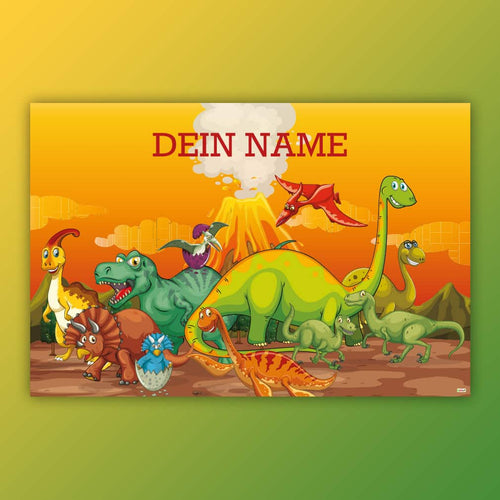 Dino personalisiert – individuell für Kinder gestaltet
