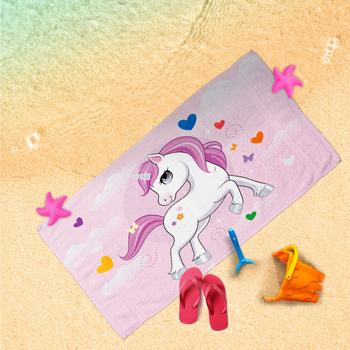 Kinderhandtuch Einhorn Manga – weich, saugstark und Öko-Tex-zertifiziert – Ansicht 2