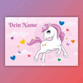 Einhorn Manga personalisiert – individuell für Kinder gestaltet