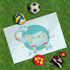 Spielplane Elefant – wetterfest und abwischbar für drinnen und draußen – Ansicht 2