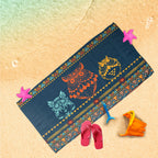 Kinderhandtuch Eule Boho Ethnic – weich, saugstark und Öko-Tex-zertifiziert – Ansicht 2