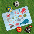 Spielplane Fische – wetterfest und abwischbar für drinnen und draußen – Ansicht 2