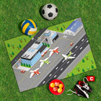 Spielplane Flughafen – wetterfest und abwischbar für drinnen und draußen – Ansicht 2