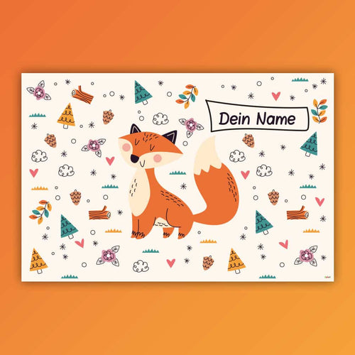 Fuchs personalisiert – individuell für Kinder gestaltet