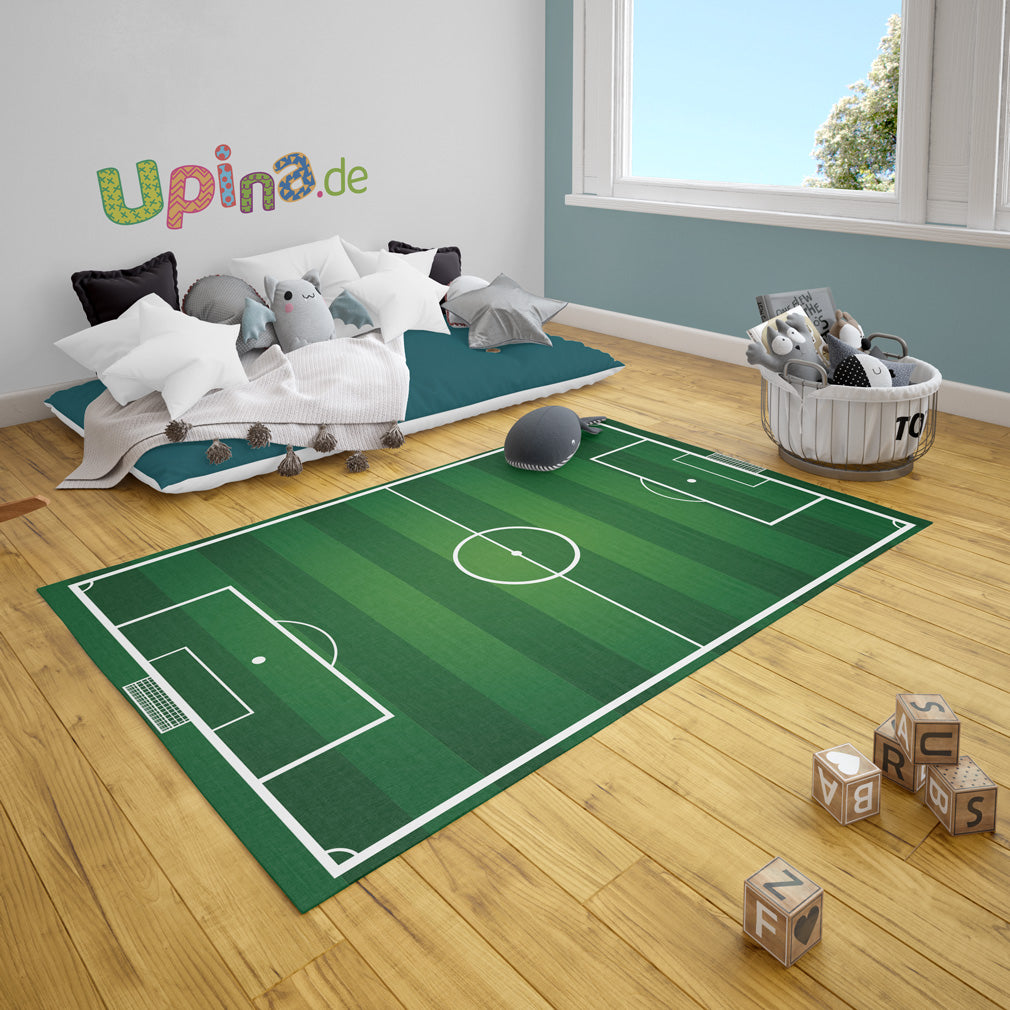 Teppich Fußballfeld