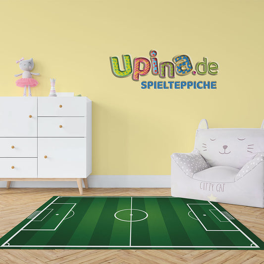 Teppich Fußballfeld