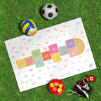 Spielplane Hüpfspiel – wetterfest und abwischbar für drinnen und draußen