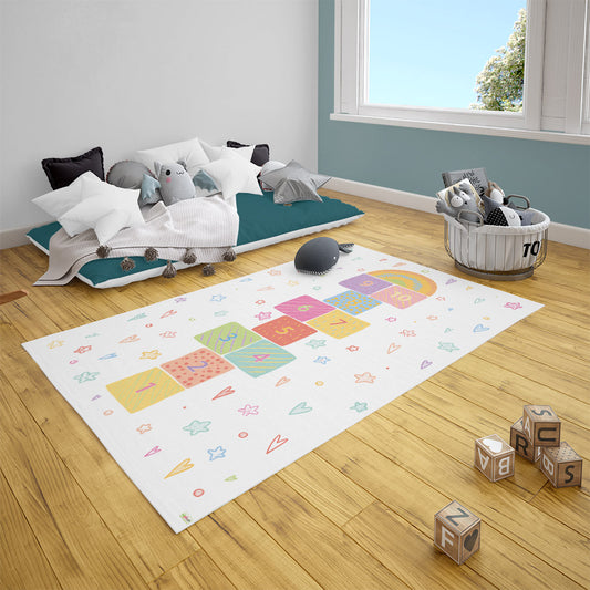 Teppich Hüpfspiel