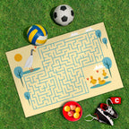 Spielplane Labyrinth Enten – wetterfest und abwischbar für drinnen und draußen – Ansicht 2