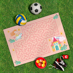 Spielplane Labyrinth Prinzessin – wetterfest und abwischbar für drinnen und draußen – Ansicht 2