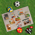 Spielplane Markt – wetterfest und abwischbar für drinnen und draußen – Ansicht 2