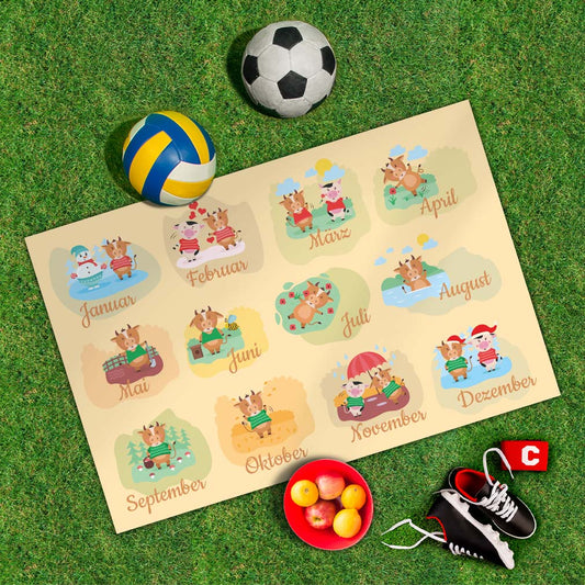 Spielplane Monate