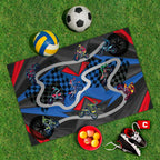 Spielplane Motocross – wetterfest und abwischbar für drinnen und draußen – Ansicht 2