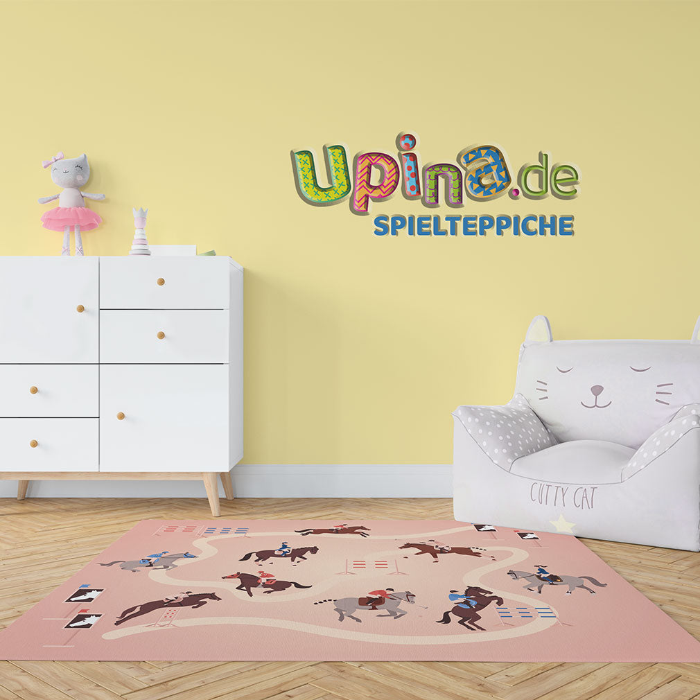 Teppich Pferderennen