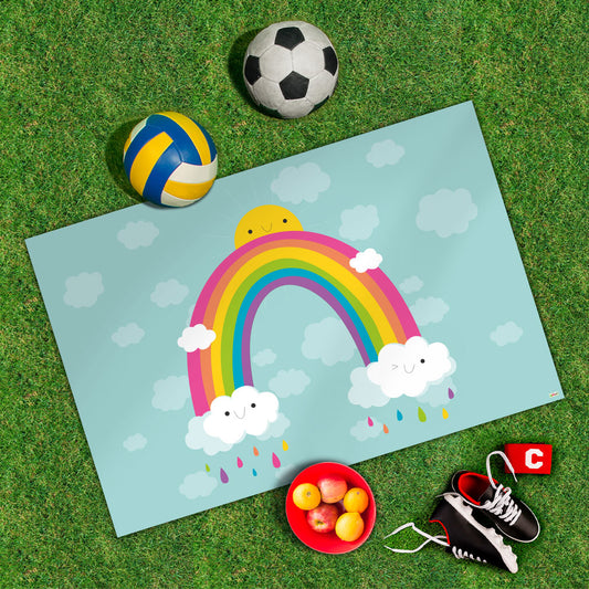 Spielplane Regenbogen Sonne Wolken